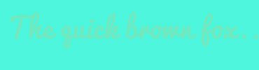 Image with Font Color 72E8BF and Background Color 4DF7DE